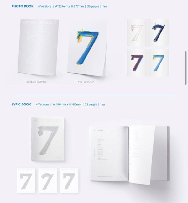 ALBUM MAP OF THE SOUL 7 "BTS" - Imagen 6