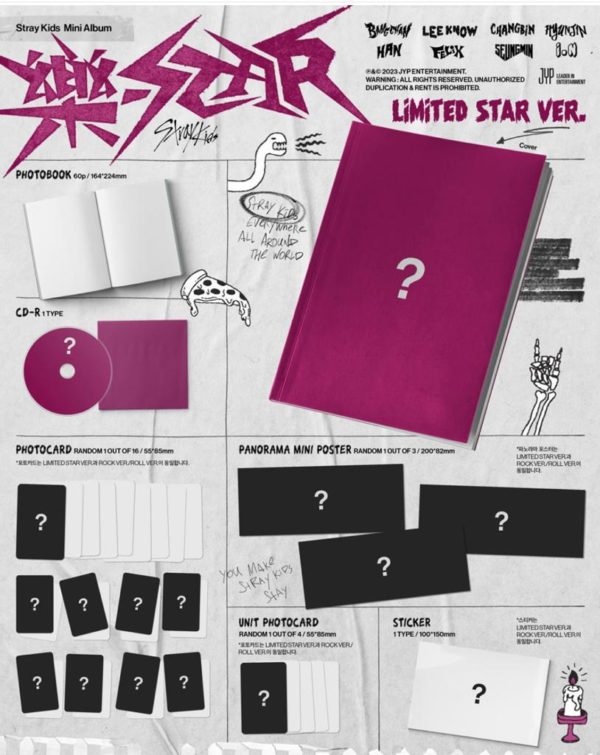 ALBUM ROCK STAR LIMITED EDITION "ESTRAY KIDS" - Imagen 2