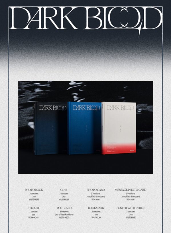 ENHYPEN - ALBUM DARK BLOOD (ALBUM + REGALOS DE PREVENTA) - Imagen 2