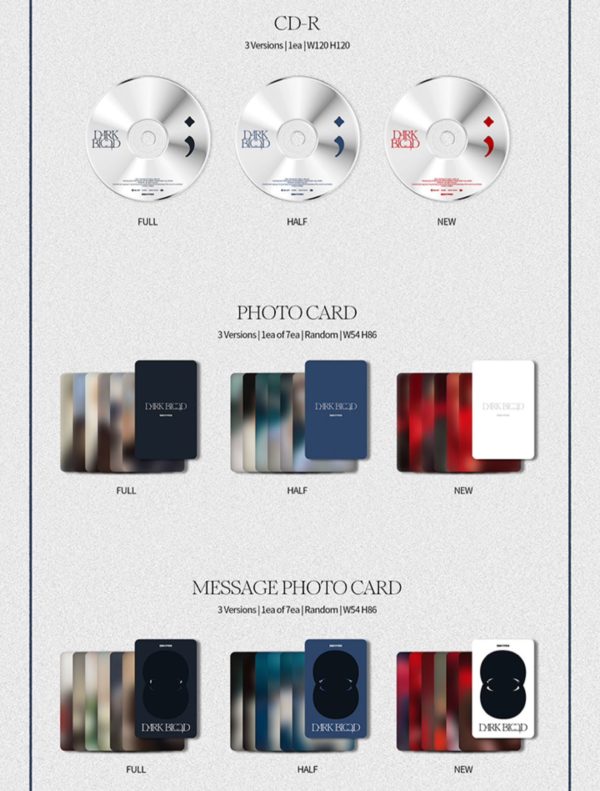 ENHYPEN - ALBUM DARK BLOOD (ALBUM + REGALOS DE PREVENTA) - Imagen 5