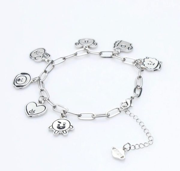 PULSERA BT21 METALICA