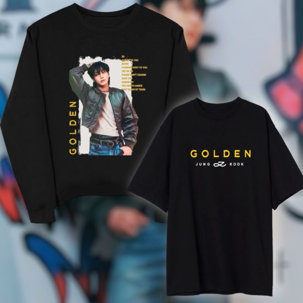 COLECCION JUNGKOOK GOLDEN POLERON & POLERA