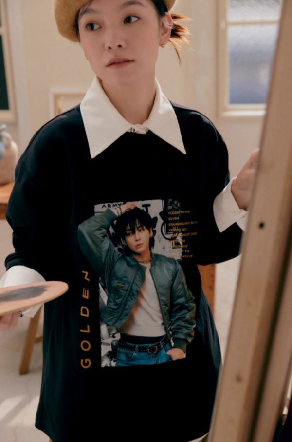 COLECCION JUNGKOOK GOLDEN POLERON & POLERA - Imagen 2