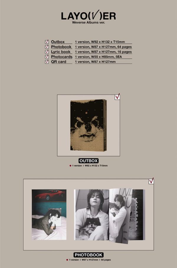 ALBUM LAYOVER WEVERSE ver. - Imagen 2