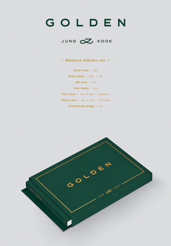 ALBUM GOLDEN WEVERSE ver. - Imagen 2