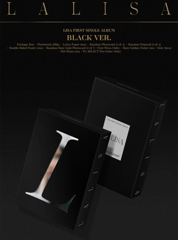 ALBUM FIRST SINGLE LALISA "LISA BLACK PINK" - Imagen 4