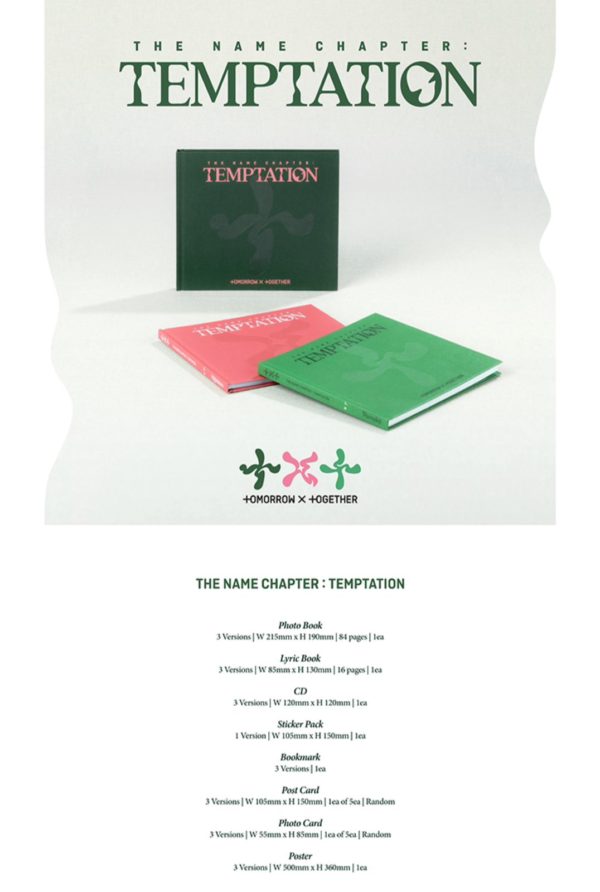 ALBUM THE NAME CHAPTER TEMPTATION "TXT" - Imagen 2