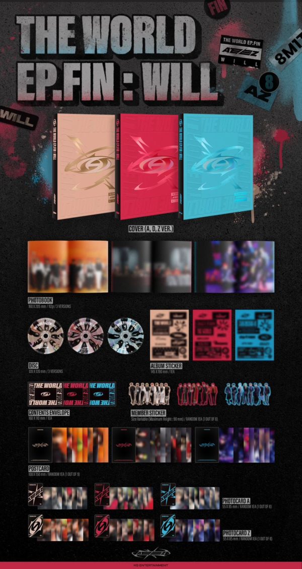 ALBUM THE WORLD ED.FIN : WILL "ATEEZ" - Imagen 2
