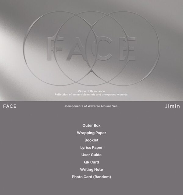 ALBUM FACE WEVERSE "JIMIN" - Imagen 2