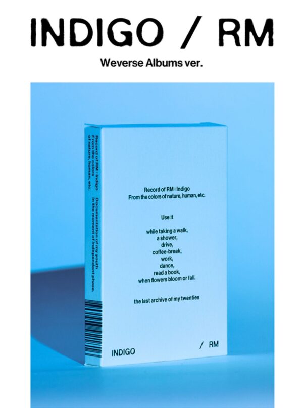 ALBUM INDIGO WEVERSE "RM" - Imagen 2