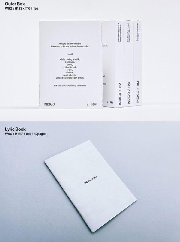 ALBUM INDIGO WEVERSE "RM" - Imagen 4