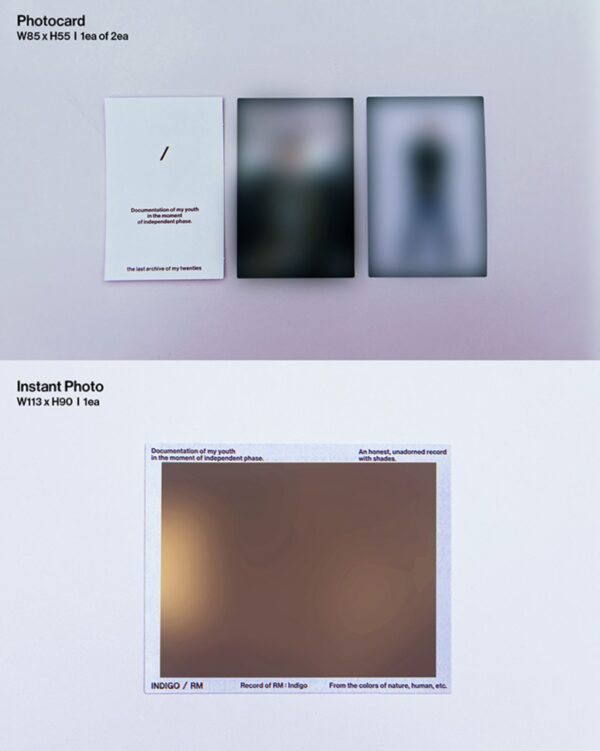 ALBUM INDIGO WEVERSE "RM" - Imagen 6