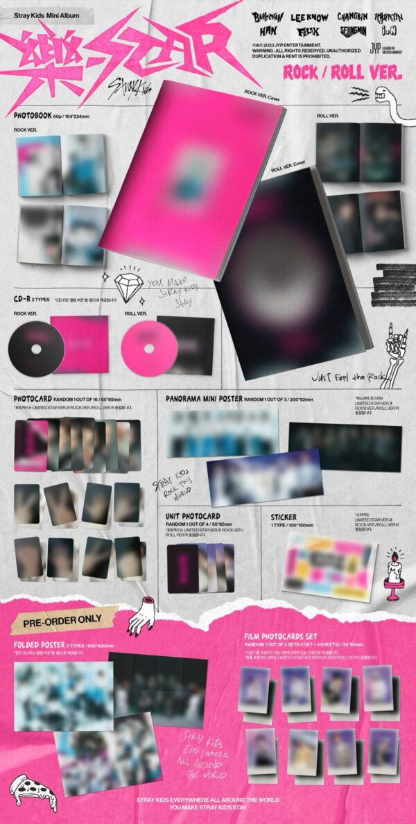 ALBUM ROCK STAR "STRAY KIDS" - Imagen 2