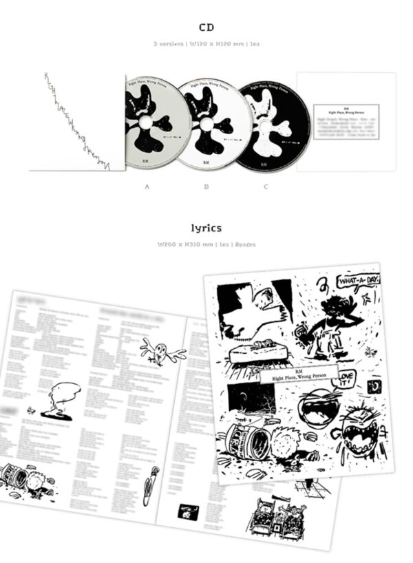 ALBUM RIGHT PLACE, WRONG PERSON "RM" - Imagen 6