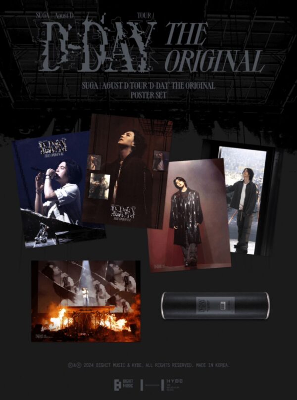 SET DE POSTER ORIGINALES D-DAY "SUGA" - Imagen 2
