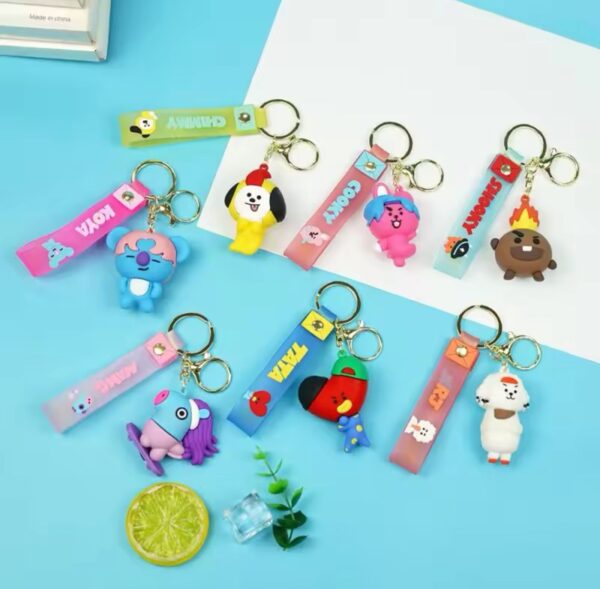 LLAVEROS BT21 HIP HOP - Imagen 2