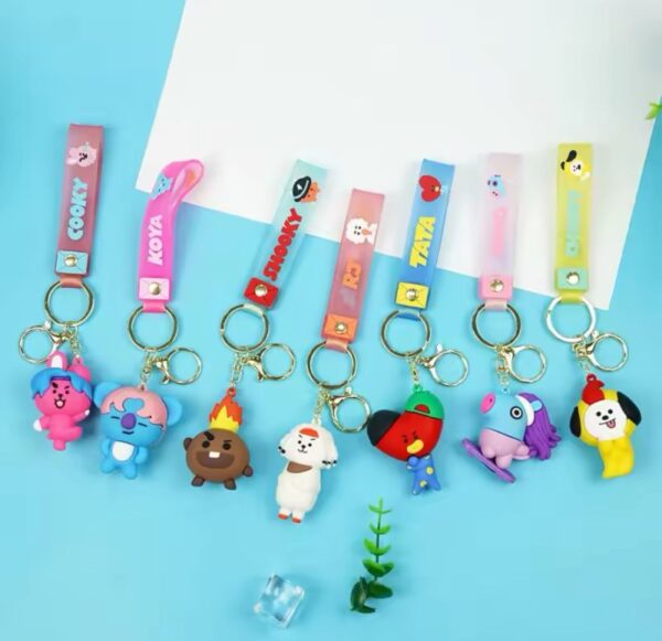 LLAVEROS BT21 HIP HOP