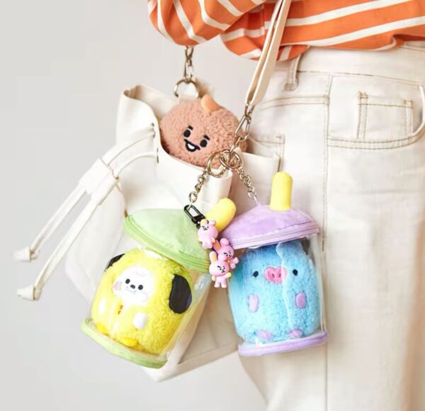 LLAVERO BT21 BUBBLE TEA