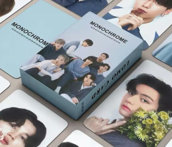 SET DE PHOTOCARD MONOCHROME BTS