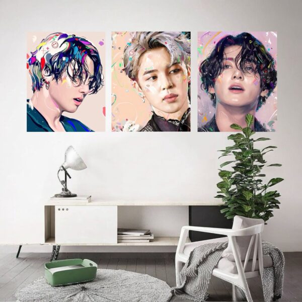 CUADROS DE LIENZO BTS ART