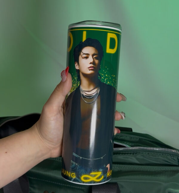 VASO TUMBLER JUNGKOOK GOLDEN